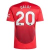 Maglia ufficiale Manchester United Dalot 20 Casa 2024-25 per Uomo